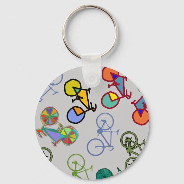 många-cyklar nyckelring (Framsida)