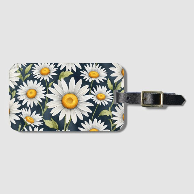 Många Daisy blommor Bagagebricka (Framsida horisontal)
