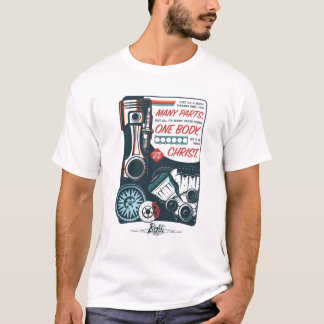 Många delar, en enhet t shirt