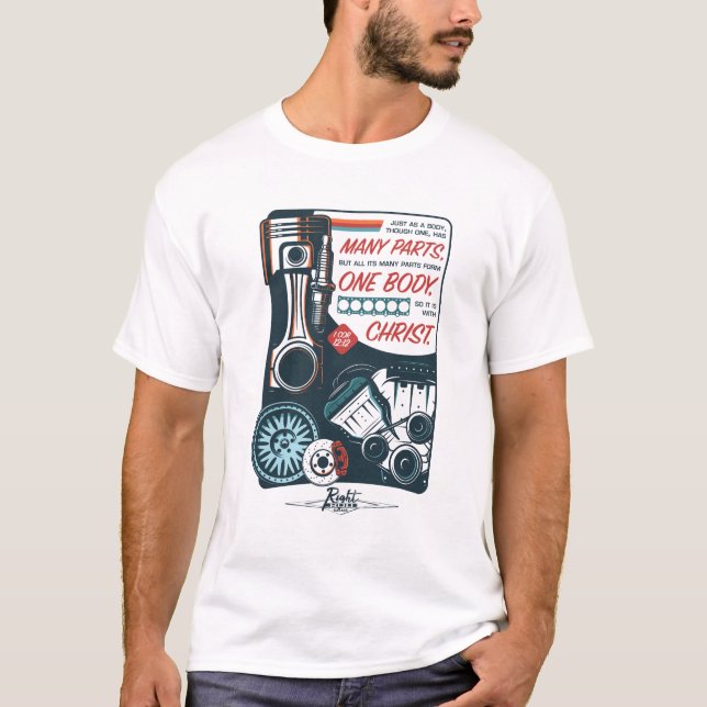 Många delar, en enhet t shirt (Framsida)