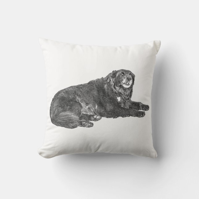 Manga Dot Hund Pillow med höstvibe Kudde (Framsida)