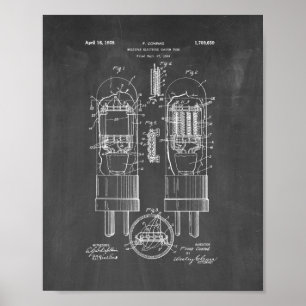 Många-elektrodvakuumtubpatent - kretskort poster