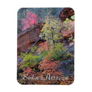 Många färg i Sedona Magnet
