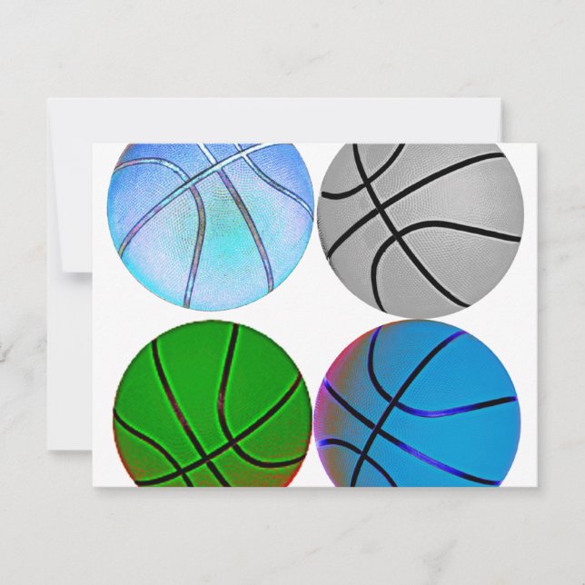 Många Färgad Basketball (Framsida)