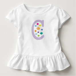 Många fiskar i "C"_flerfärgad guldfisk Tee