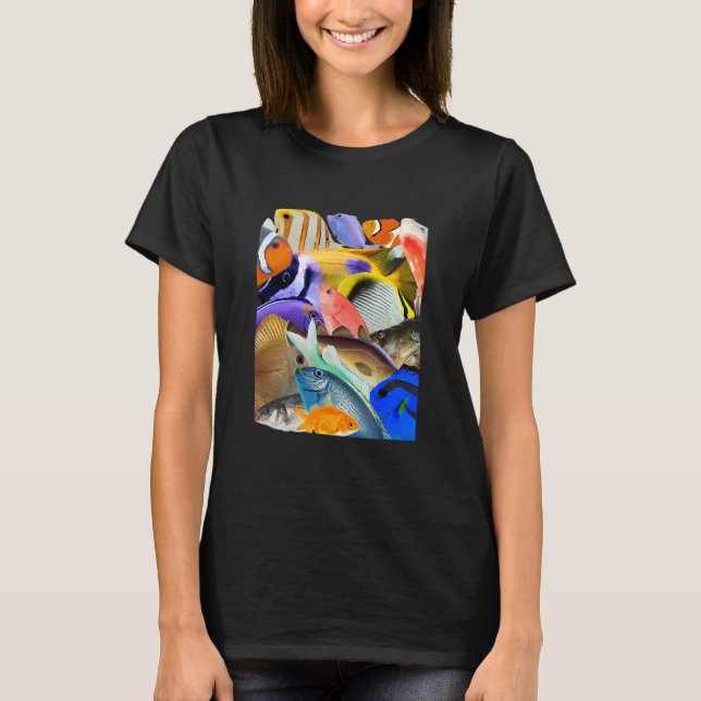 Många fiskarter t shirt (Framsida)