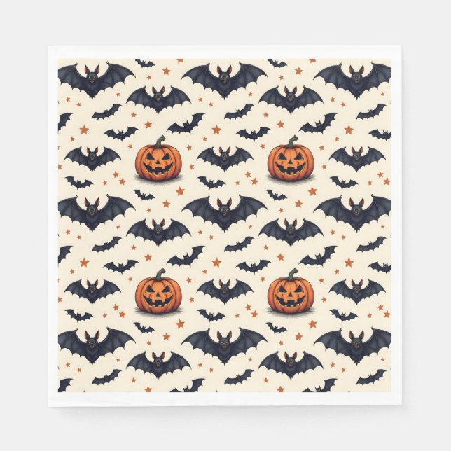 Många Fladdermus Pappersservett (Framsidan)