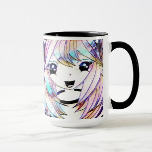 Manga flicka mugg