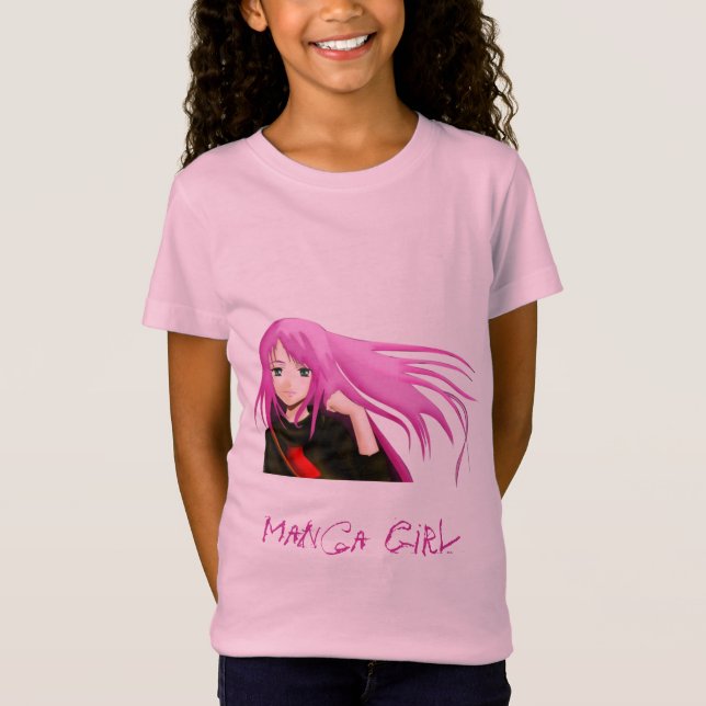 Manga flicka tee shirt (Framsida)