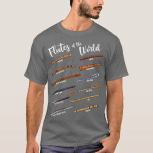 Många flutar flutar världen över t shirt