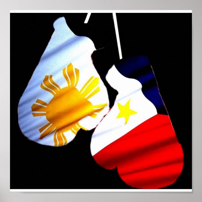 MÅNGA FÖRPACKNINGMAN PACQUIAO FILIPINO BOXER POSTER (Framsidan)