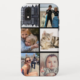 många fotokollage iPhone XR fodral