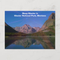 Många glaciärer i Glacier National Park, Montana