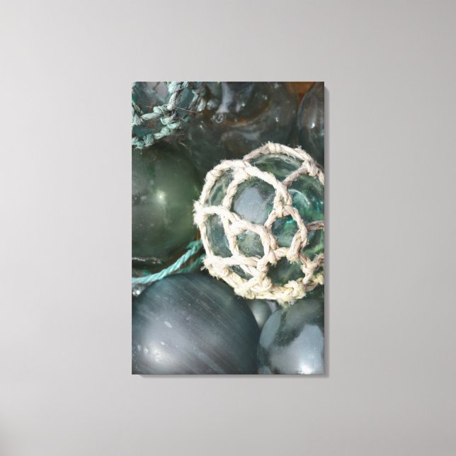 Många glasfisken flyter, Alaska Canvastryck (Framsida)