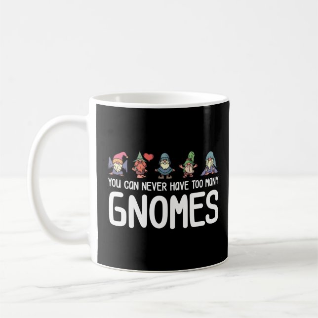  många Gnomes Kaffemugg (Vänster)
