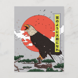 Manga Golden Eagle Vykort