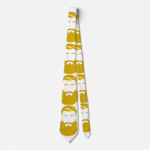 Många Gult Beards Tie Slips