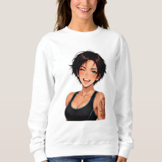Manga Gym Tjej Tränings- T-Shirt