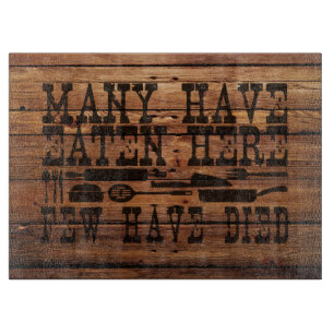 Många har ätit här, få har dött Rustic Wood