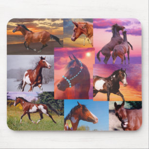 Många hästar Mousepad Musmatta