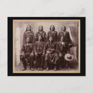 Många hästar-prövningen 1890 vykort