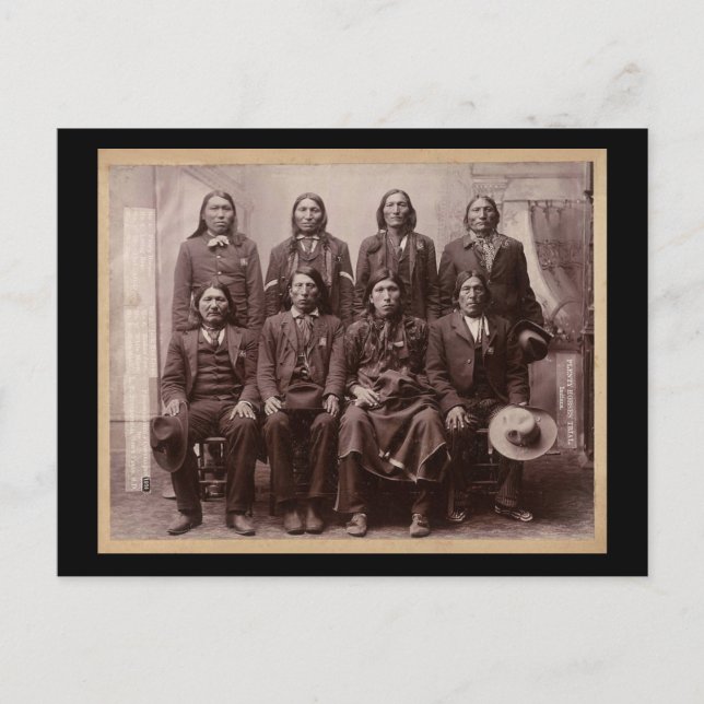 Många hästar-prövningen 1890 vykort (Framsida)