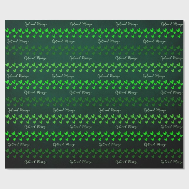 Många hjärtan Svällning Papper Presentpapper (Platt)