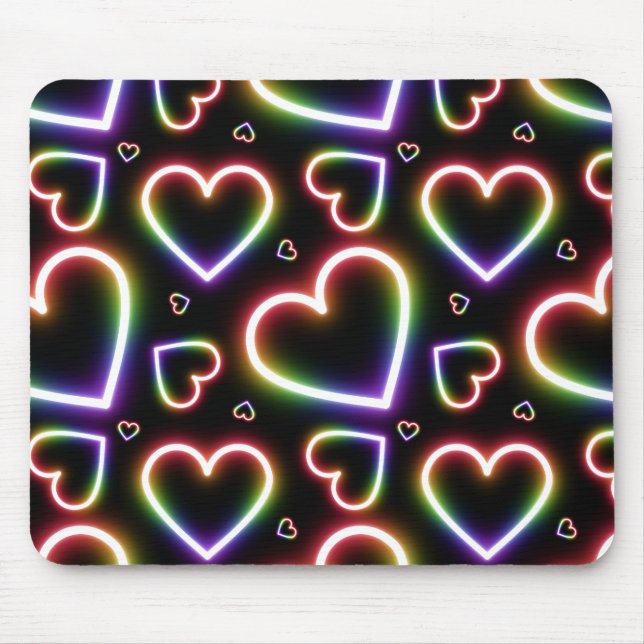 Många hörningar Nyon-tecken Musmatta (Framsidan)