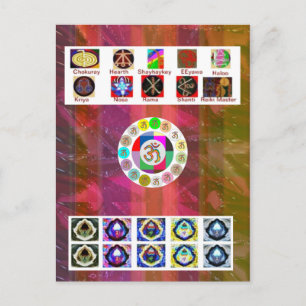 MÅNGA Image Art - Reiki Karuna Holistic Vykort