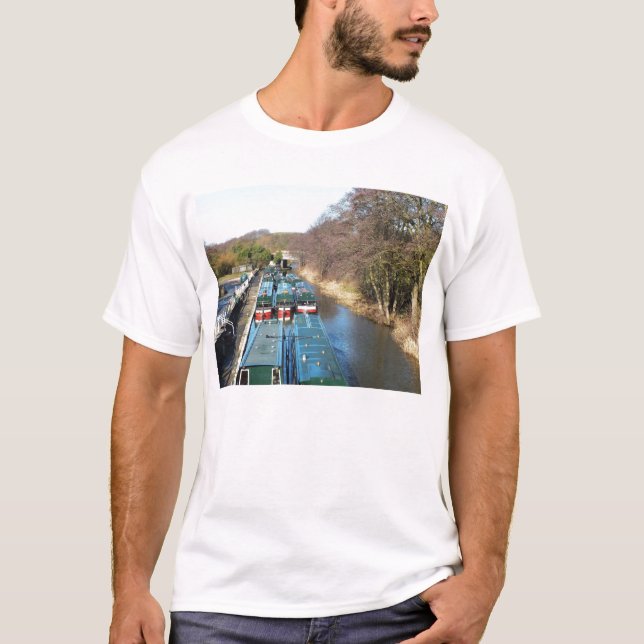 Många kanalfartyg tee shirt (Framsida)