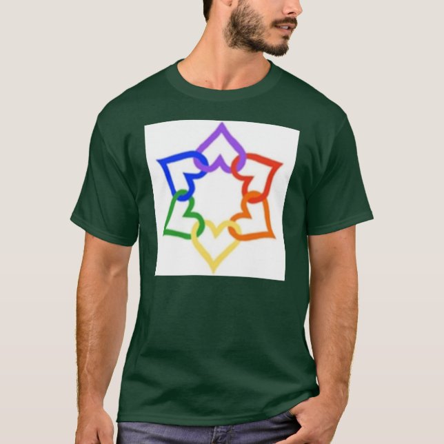 Många kärlekar - bekläda t-shirt (Framsida)