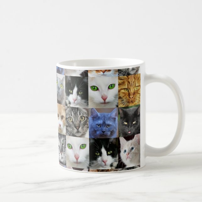 Många Kattunge Cat Lovers Coffee Mugg (Höger)