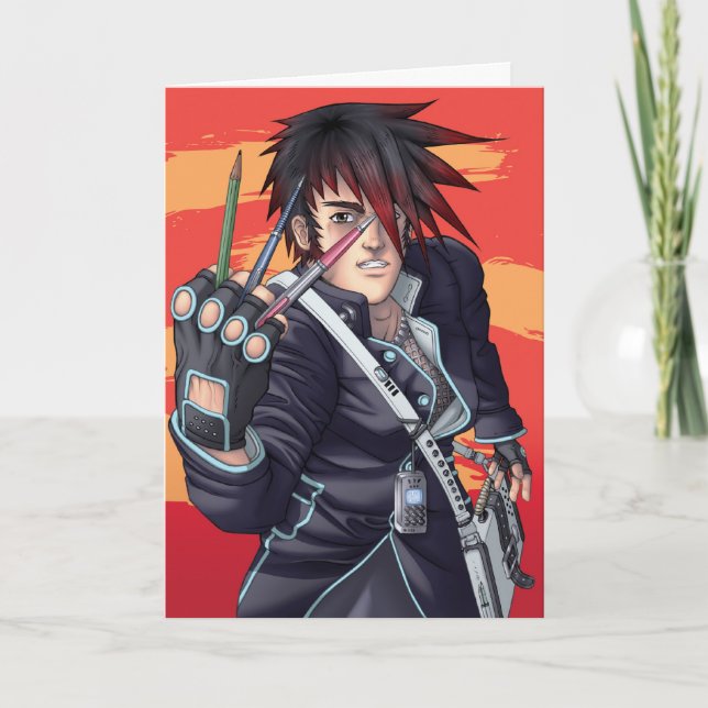 Manga konstnär kort (Framsida)