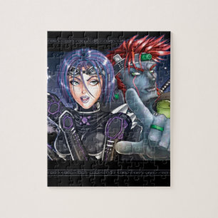 Manga krigare pussel