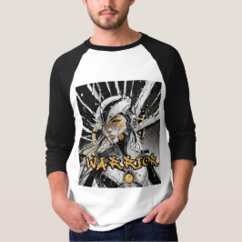 Manga krigare Raglan T Shirt