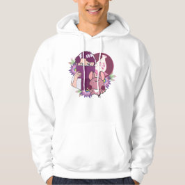 Manga Läsare, Sake och Fladdermus med Protes Hoodie
