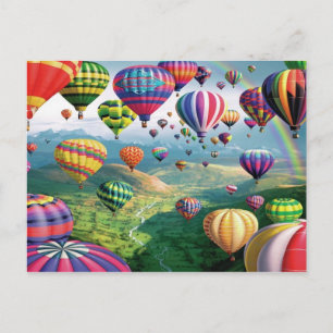 Många Luftballonger vykort