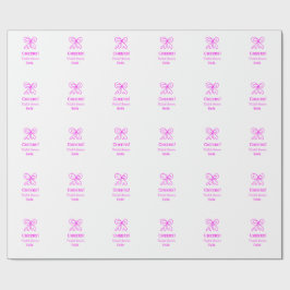 Många lyckönskningar lila rosa slinga bröllopsfest presentpapper