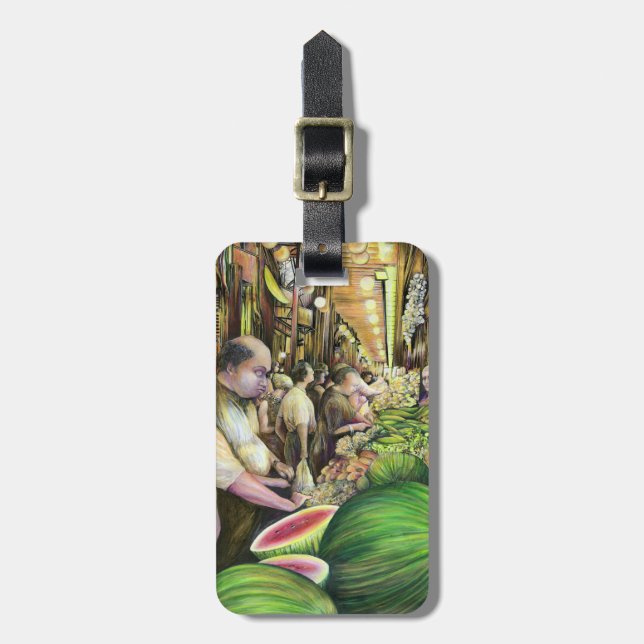 Många Manar, många meloner Bagagebricka (Vertikal Framsida)