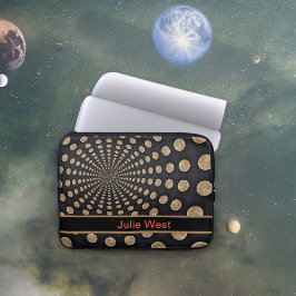 Många Måne Laptop sleeve med Namn eller Initialer