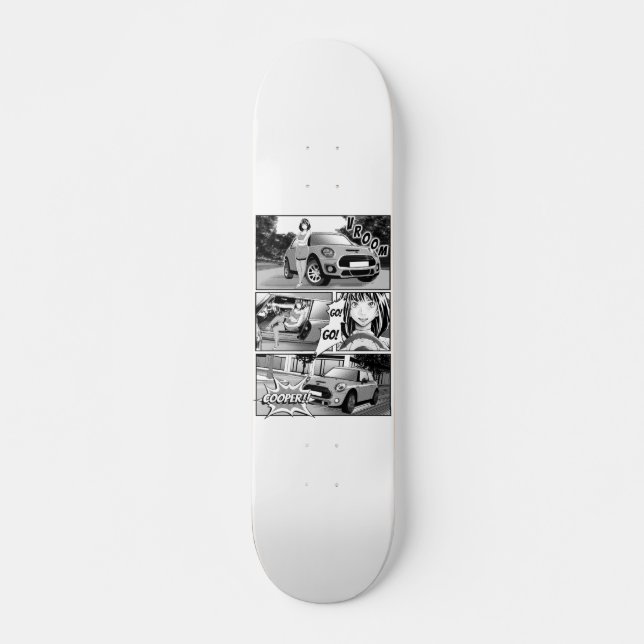 Manga Mini Cooper Skateboard (Framsida)