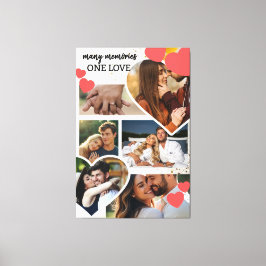 Många Minnen En Kärlek Anpassad Kollage Canvastryck