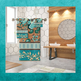 Många, Mönster, kalk, Grönt, rost, Guld, blommor