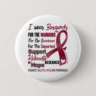 Många Myeloma Awareness Month Ribbon Gifts Knapp