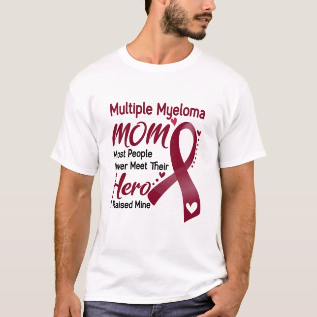 Många Myeloma Awareness Month Ribbon Gifts T Shirt (Framsida)