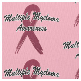 Många Myeloma Awareness Ribbon Hope Tyg
