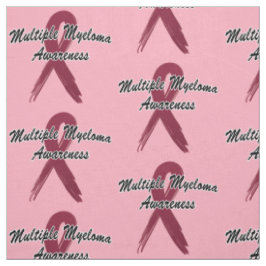 Många Myeloma Awareness Ribbon Hope Tyg