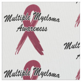 Många Myeloma Awareness Ribbon Hope Tyg
