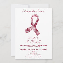 Många Myeloma Cancer Awareness Survivor Party Inbjudningar