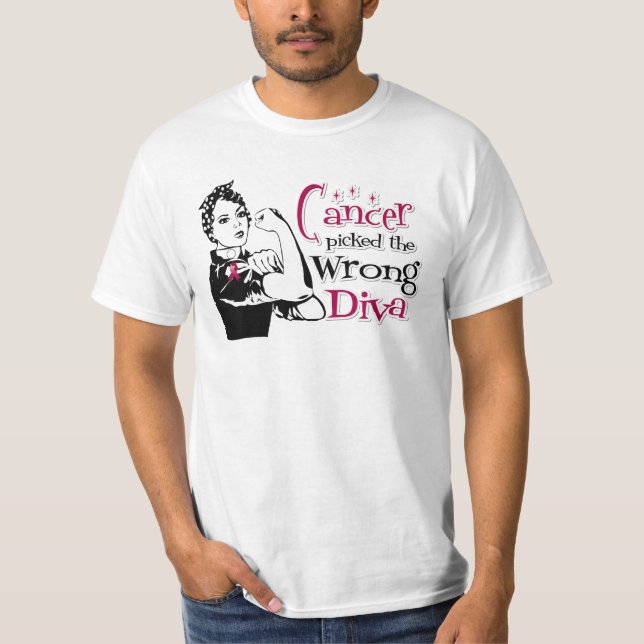 Många Myeloma Cancer valde fel diva Tee (Framsida)